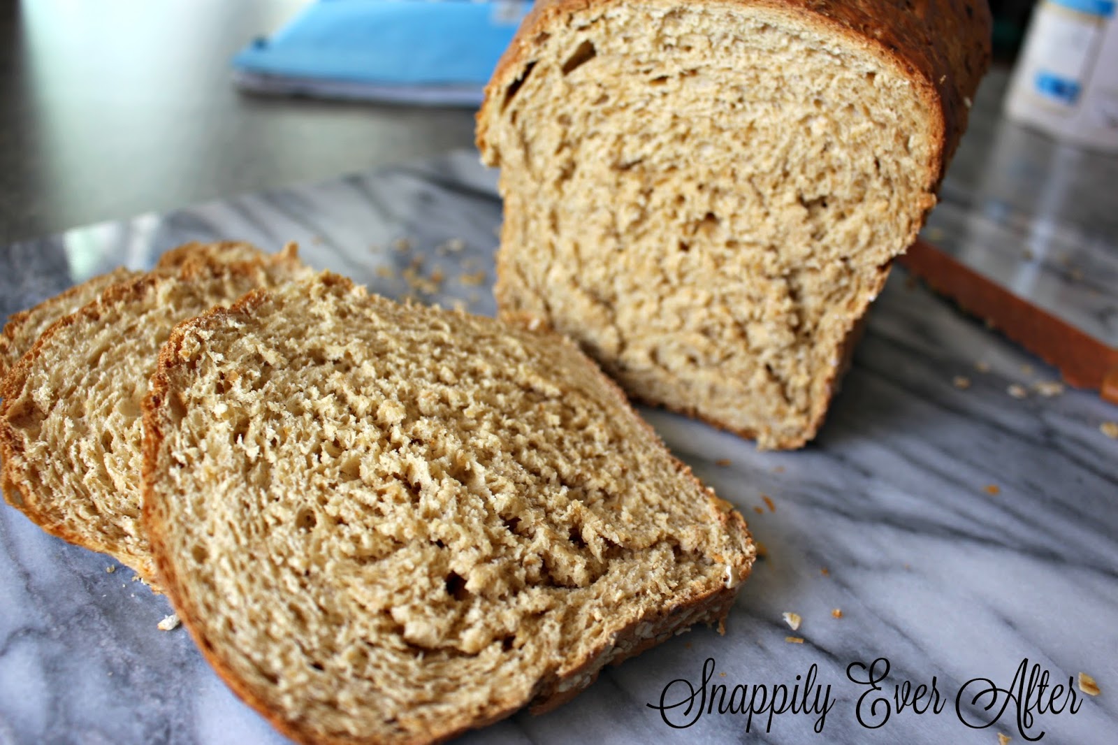 Snappily Ever After Molasses Oatmeal Bread