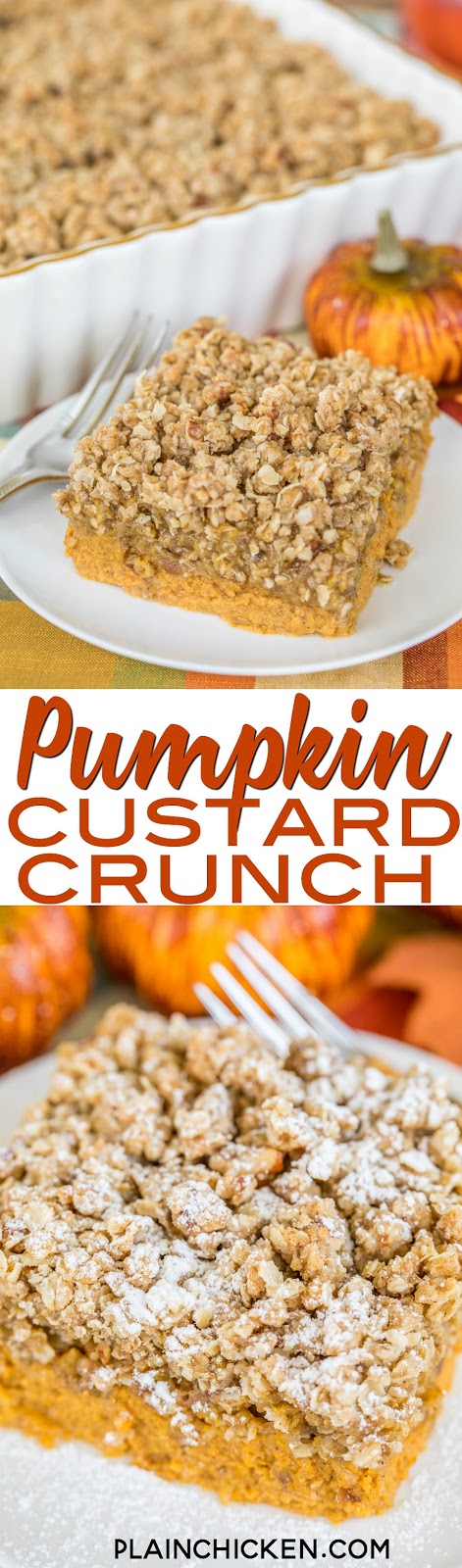 Pumpkin Custard Crunch | Plain Chicken®