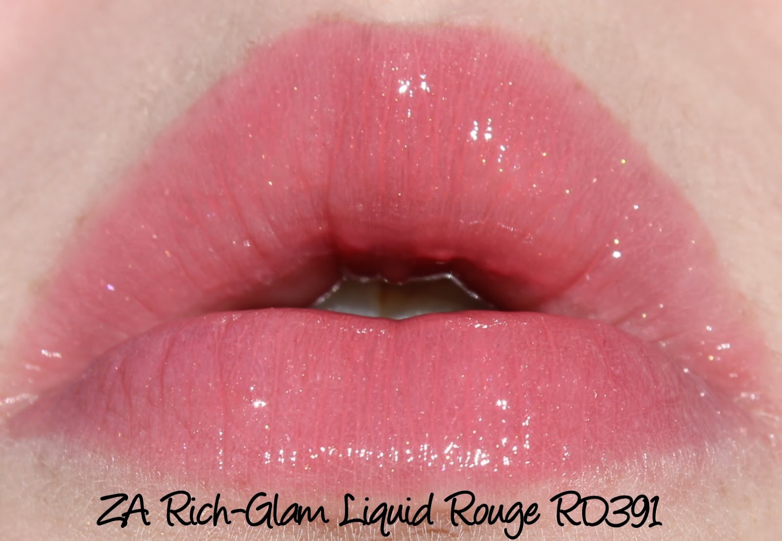 ZA Rich-Glam Liquid Rouge - RD391 Swatches & Review