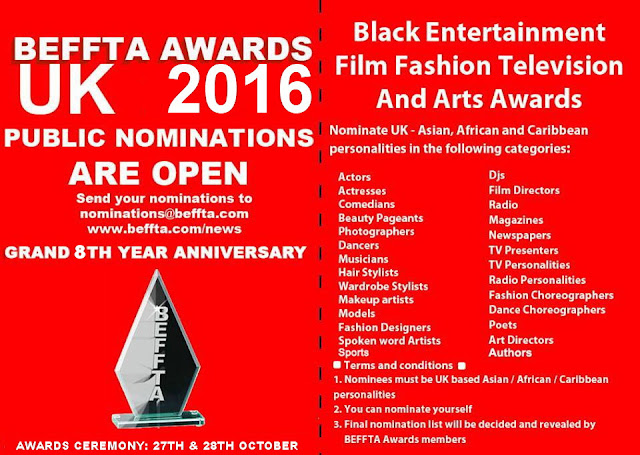 BEFFTA 2016  NOMINATION NOW 2016