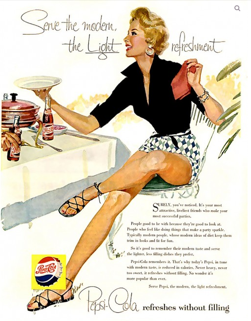 Pepsi Cola Ads 1950s ~ Vintage Everyday