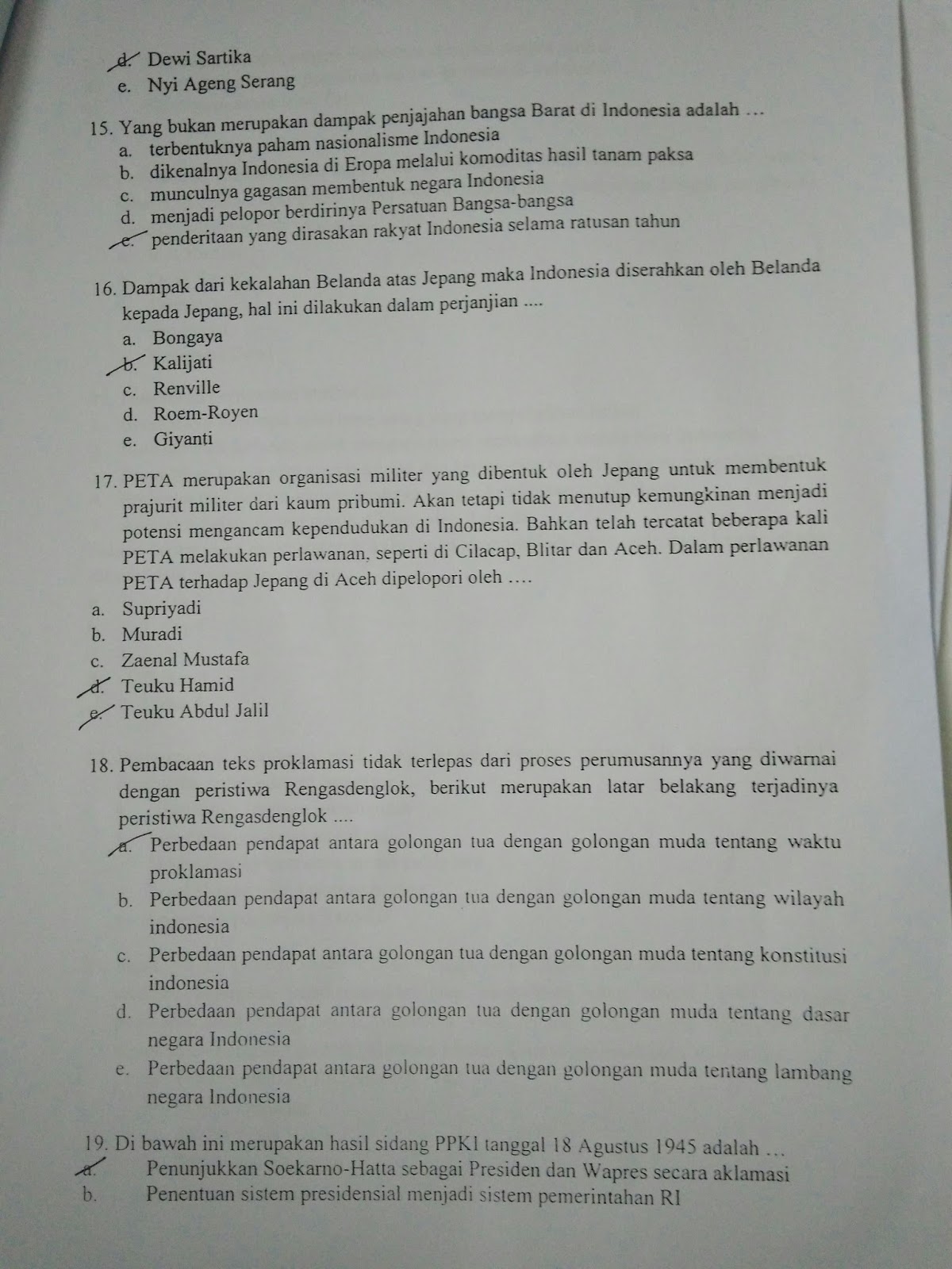 Contoh Soal Sejarah Beserta Jawaban (2)