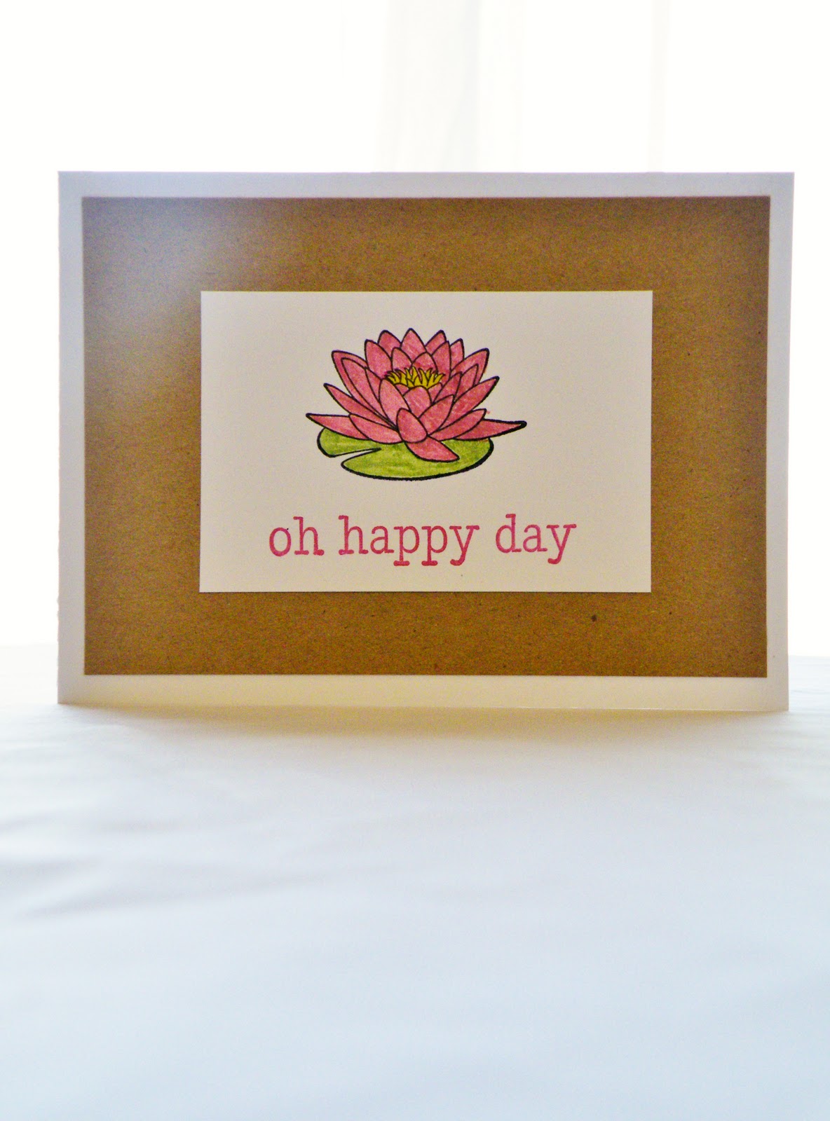 The Crafty Housewife Birthday Card, Anniversary Card & Thankful Card