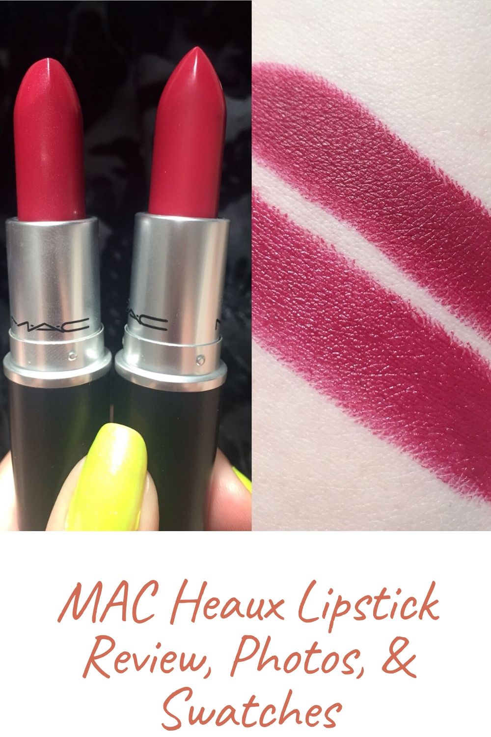 MAC Heaux Lipstick Review, Photos, & Swatches
