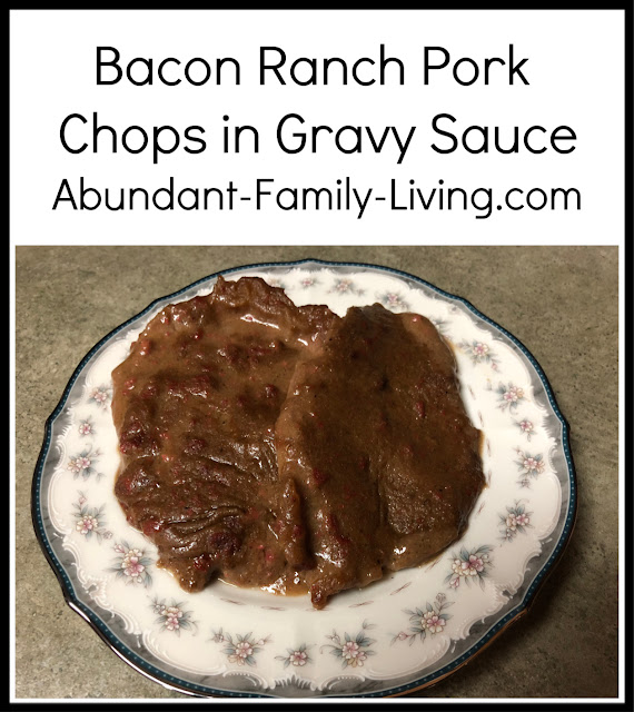 Bacon Ranch Porkchops in Gravy Sauce
