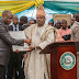 Senator Ibikunle Amosun Honours Head of Service, Others.