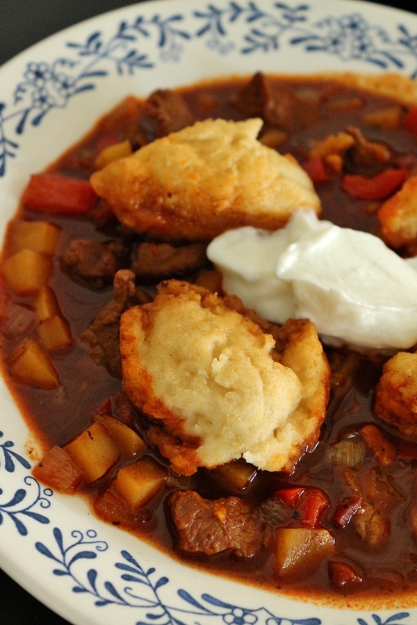 Mission Food Hungarian Beef Goulash with Dumplings