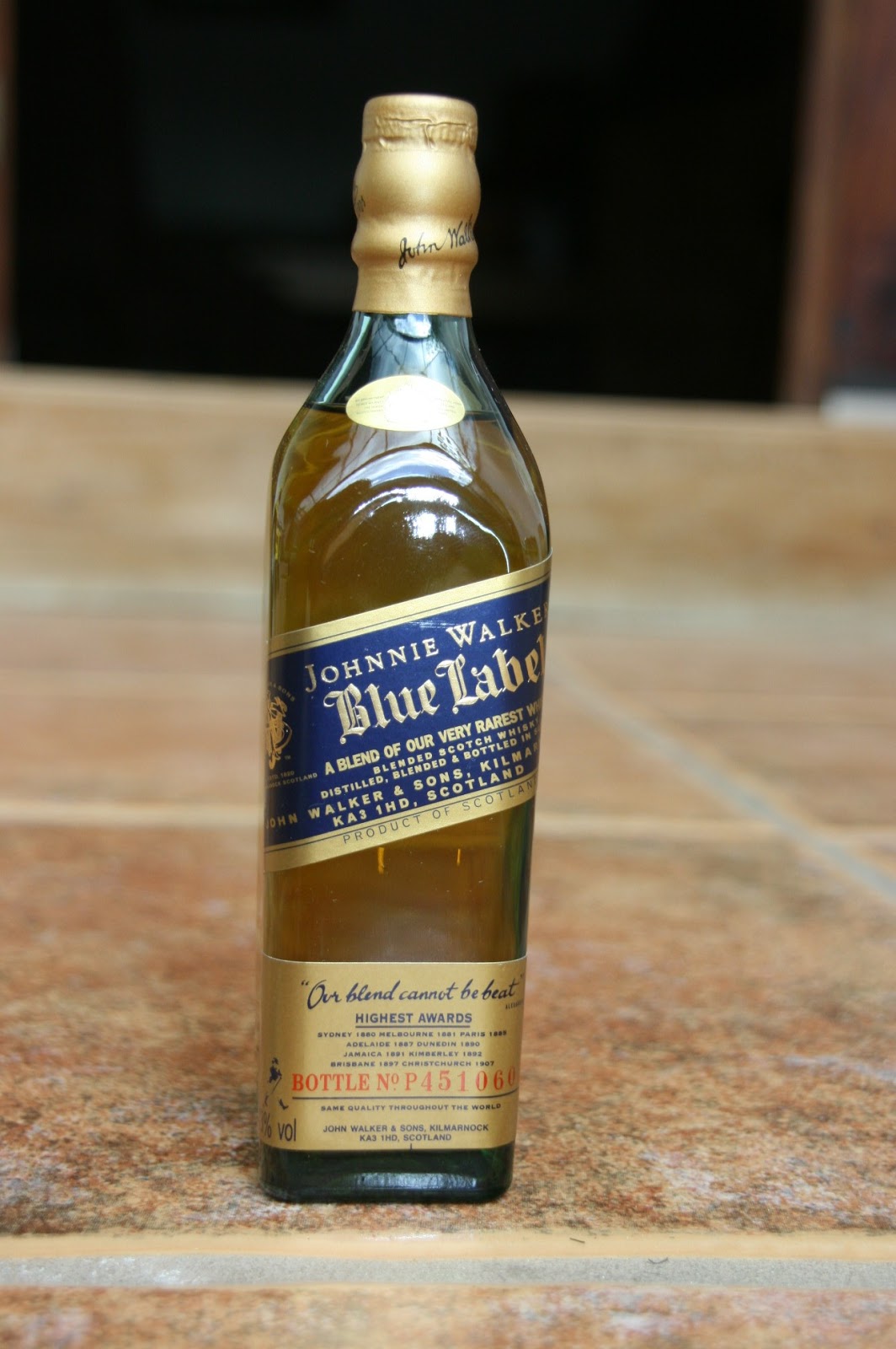 Johnnie Walker Bottles History and Evolution Blue Label 200ml and Minis