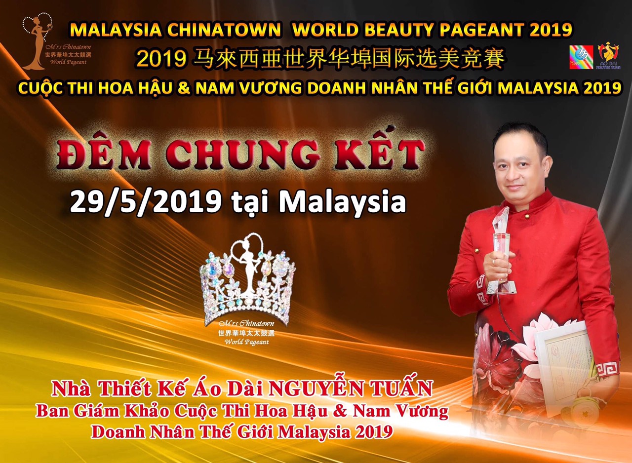 IMG 20190510 092719 Hoa hậu   Nam vương Doanh nhân Thế giới Malaysia 2019 công bố Ban giám khảo quyền lực