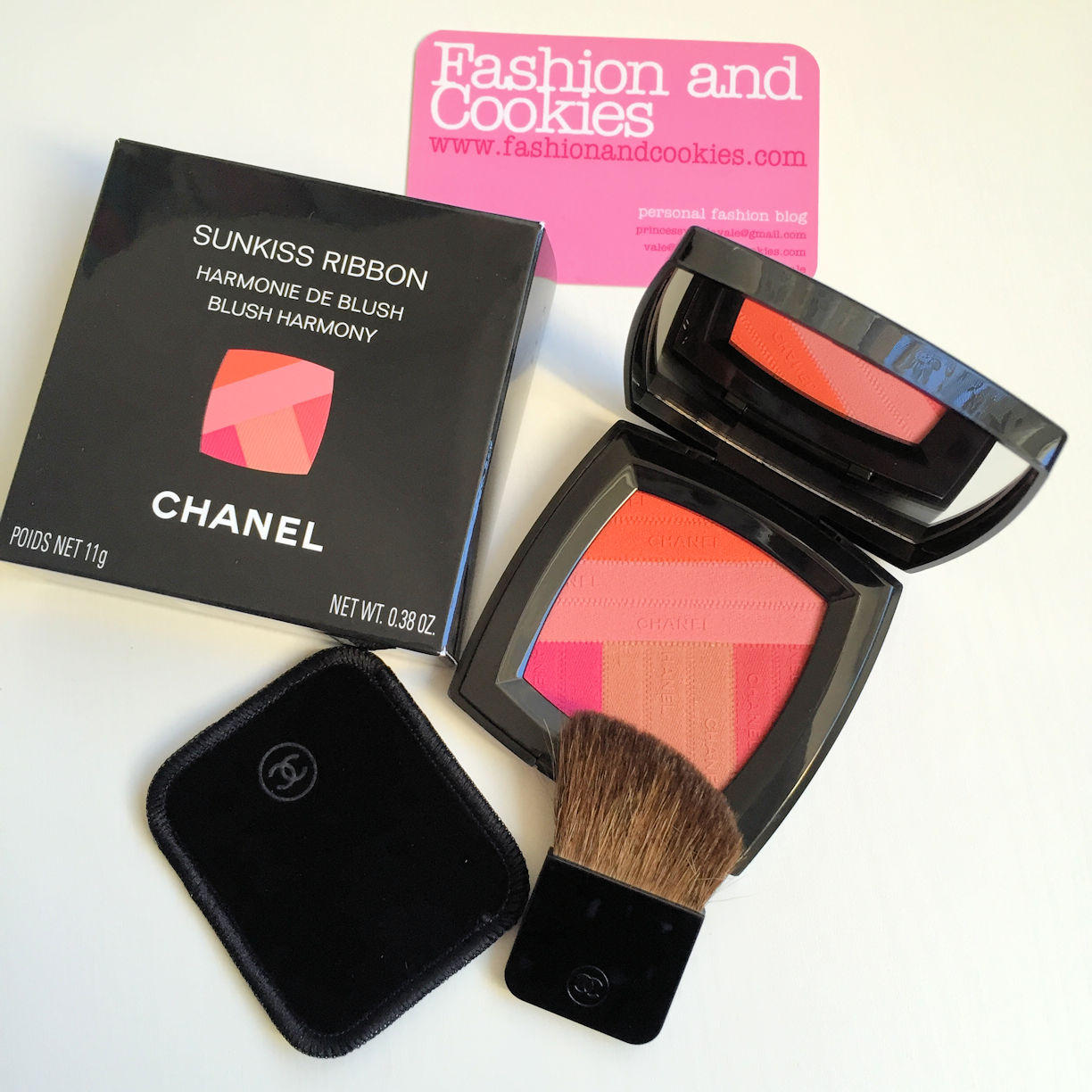 Chanel makeup Sunkiss Ribbon blush: LA Sunrise  Fashion and Cookies -  fashion and beauty blog