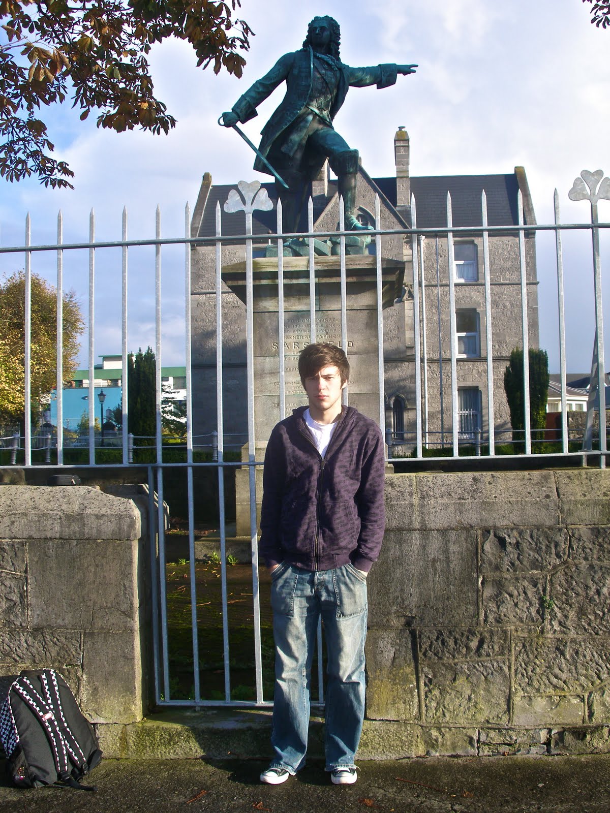 Digital Stories from Limerick,IE Sarsfield Memorial