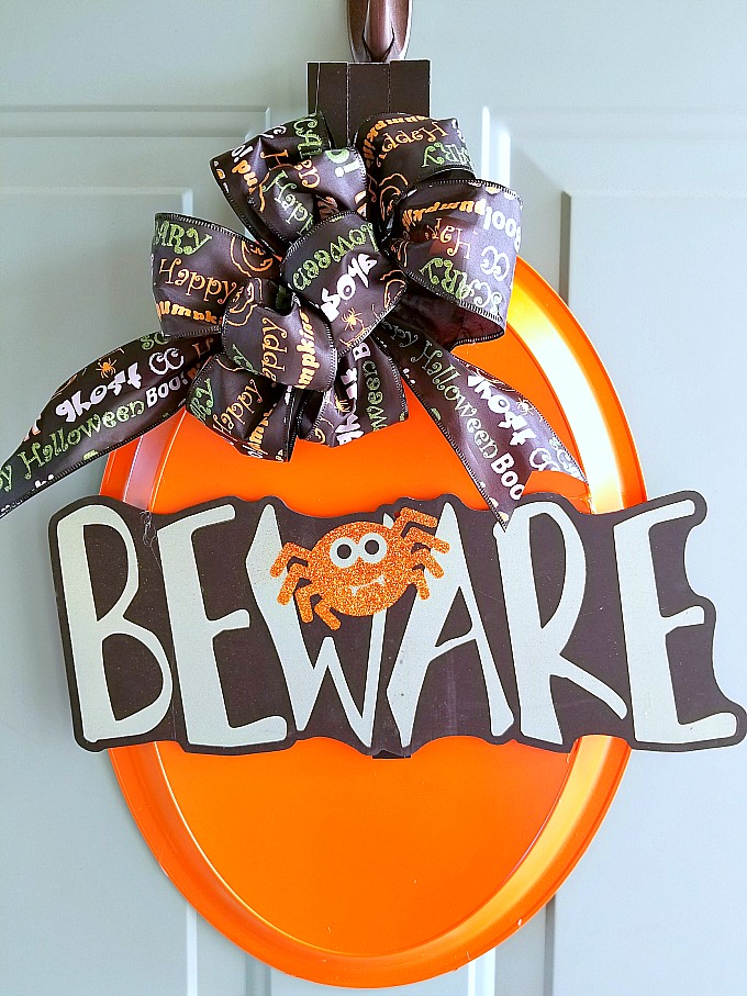 Dollar Store Halloween Crafts Halloween Door Hanger Occasionally