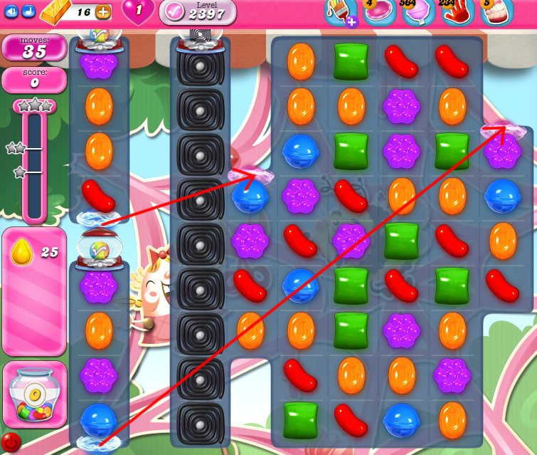 Candy Crush Saga level 2397 Candy Crush Saga level 2397