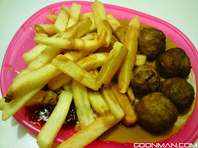 IKEA Restaurant - Swedish Meatballs with Fries