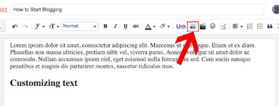 How to Create a Blogger Account 7 insert image in Blogger post