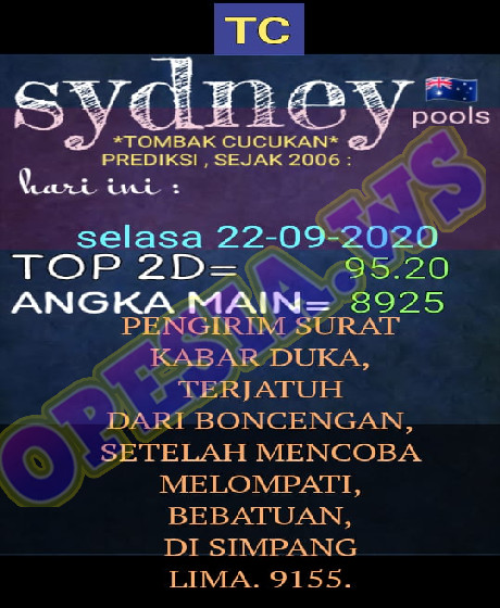 PREDIKSI SYDNEY COJEEL