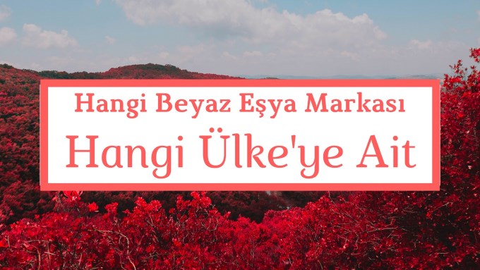 hangi beyaz eşya markası hangi ülkenin hangi beyaz eşya markası hangi ülkenin