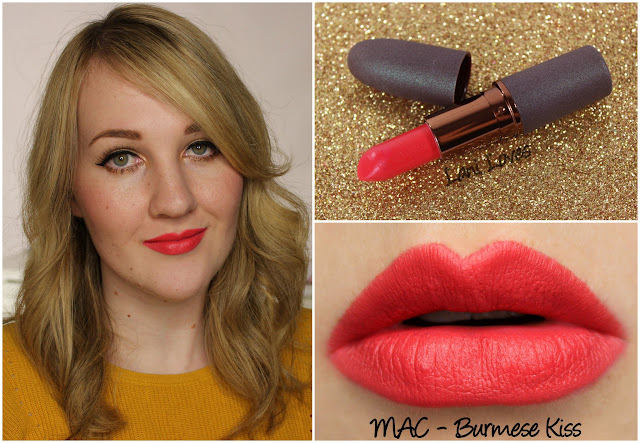 MAC Burmese Kiss lipstick swatch MAC Burmese Kiss lipstick swatch