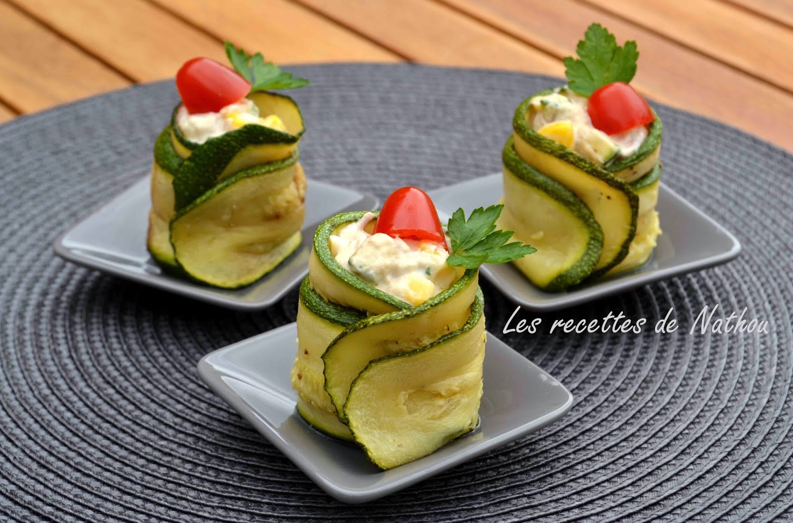 Ma cuisine au fil de mes idées...: Roulade de courgettes au thon