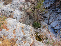 Fish Canyon Falls lower pool on October 25, 2014