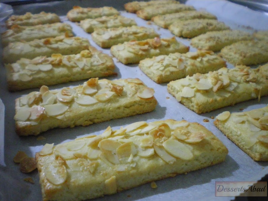 Mandelschnitten (horneadas)