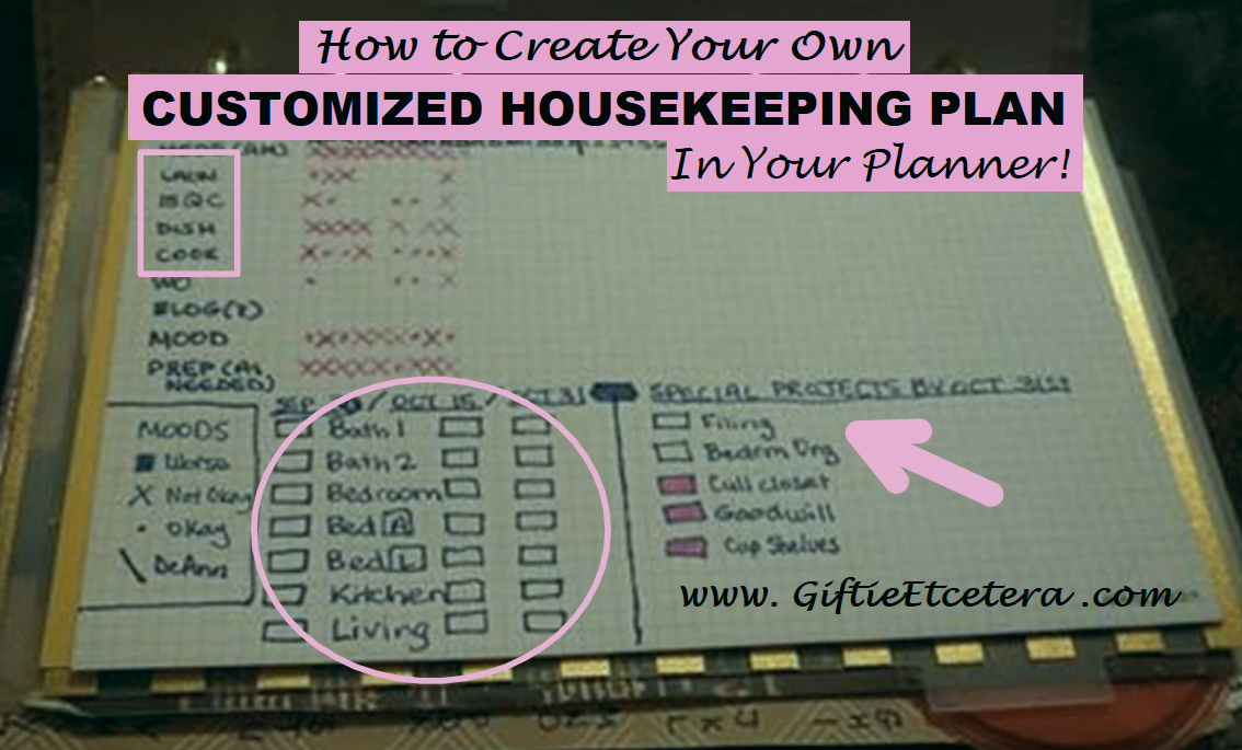 How to Use Your Planner Like a Household Notebook Giftie Etcetera How to Use Your Planner