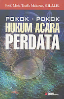   Judul : POKOK-POKOK HUKUM ACARA PERDATA