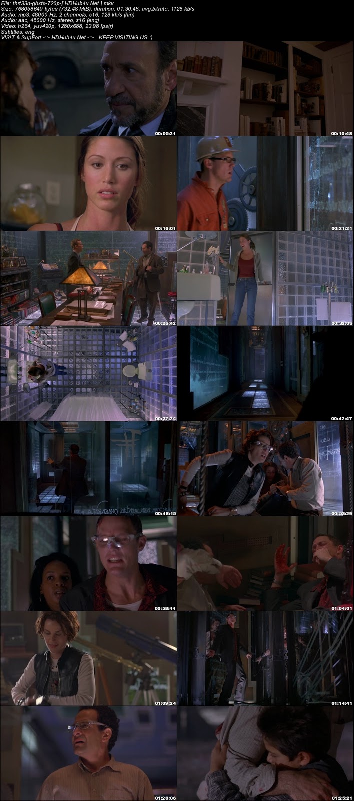 Thirteen Ghosts 2001 Hindi Dual Audio 480p BluRay 300MB Download