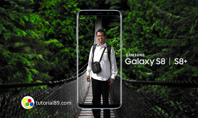 Cara membuat efek iklan Samsung galaxy S8 dengan photoshop Cara membuat efek iklan Samsung galaxy S8 dengan photoshop