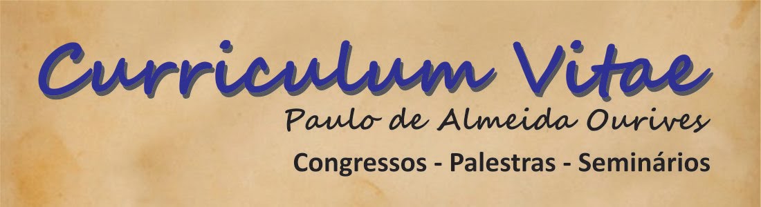 CV - CONGRESSOS - PALESTRAS - SEMINÁRIOS
