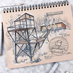 08-Hillside-observatory-Reid-Schlegel-Colored-Architectural-Concept-Drawings-www-designstack-co