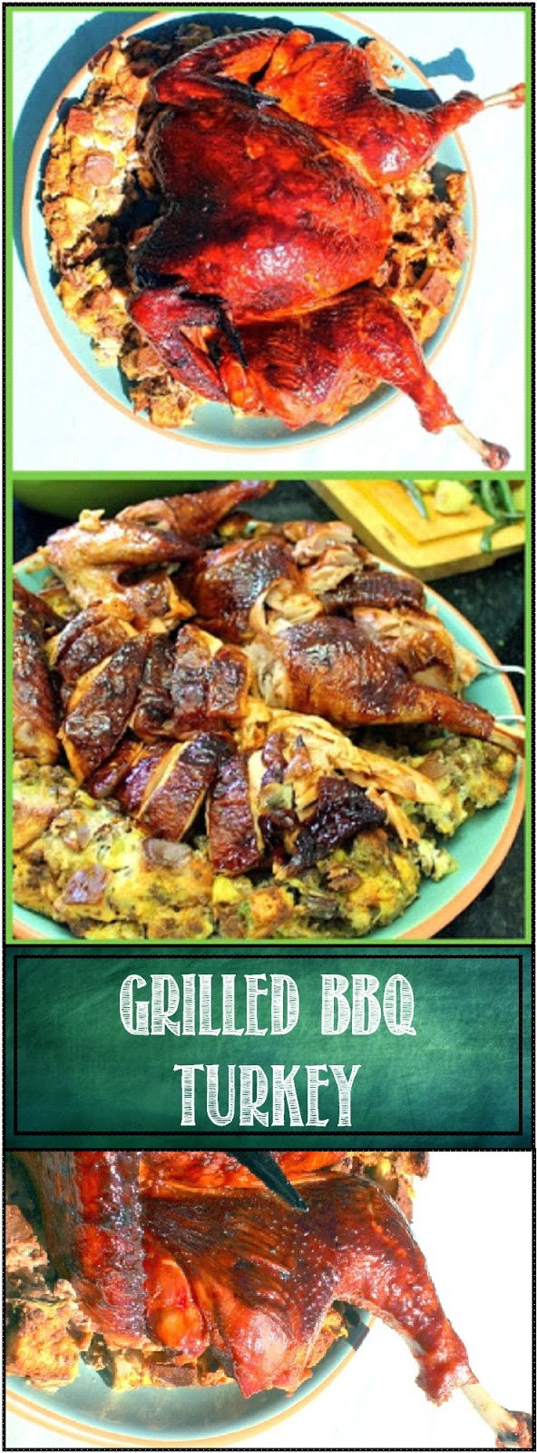 52 Ways to Cook BBQ Turkey Brined and Injected and Jack Daniel's Glazed Feeding Larry Pt 2