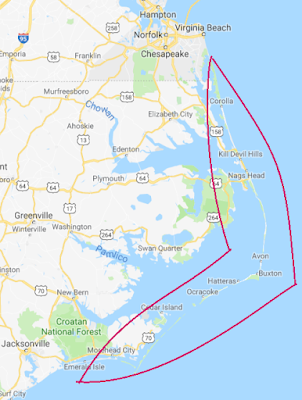 Outer Banks Carte Outer Banks