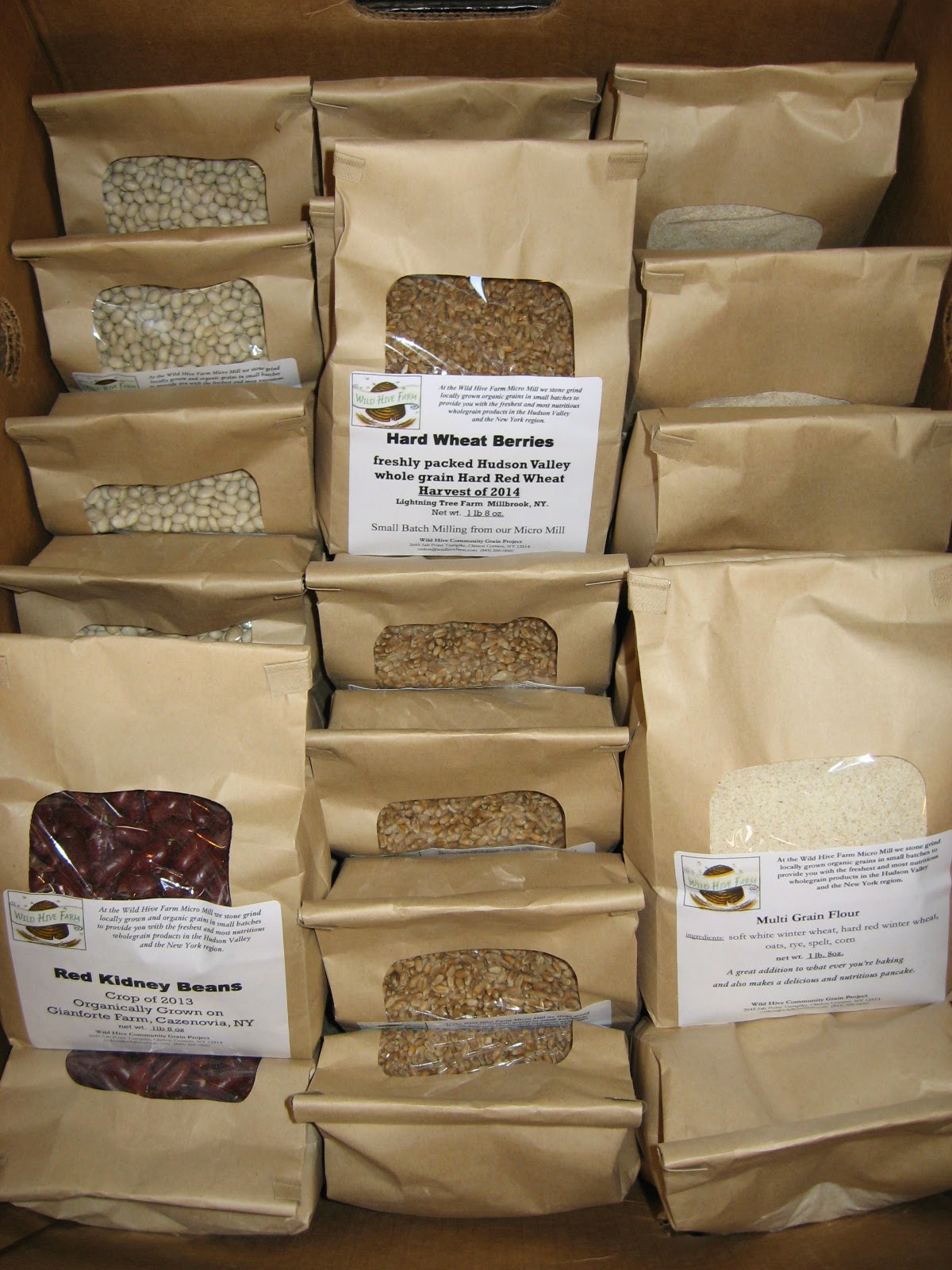 Wild Hive Farms grains and beans