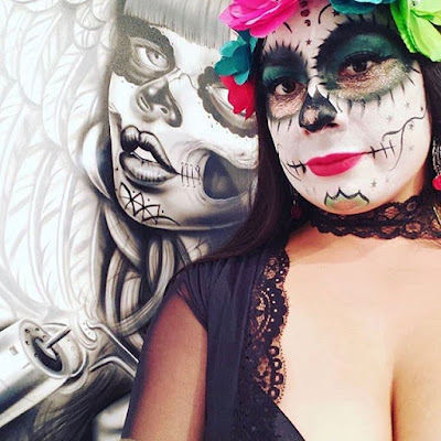 ✘ 19+ Cute And Easy Sugar Skull Makeup Tips For Halloween t take a decision whether to make a clown or a sugar skull ✘ 19+ Cute And Easy Sugar Skull Makeup Tips For Halloween