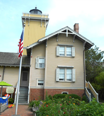 Hereford Inlet Lighthouse in North Wildwood New Jersey