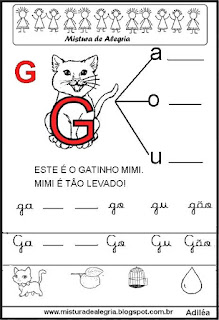 cartilha Livro Mistura de Alegria para alfabetização