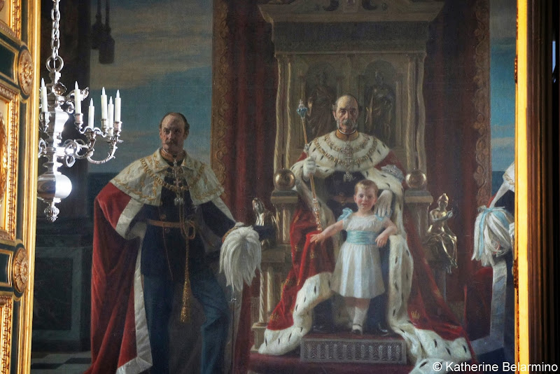 King Frederik IX Painting, Christiansborg Palace, Copenhagen, Denmark