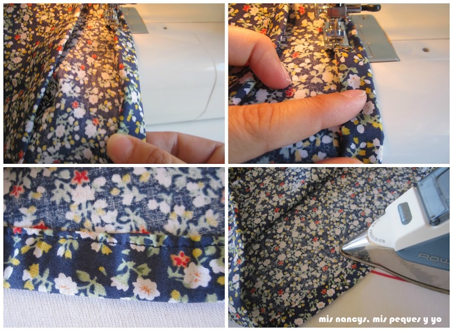 mis nancys, mis peques y yo, tutorial blusa sin mangas niña (patrón gratis), coser dobladillo del bajo