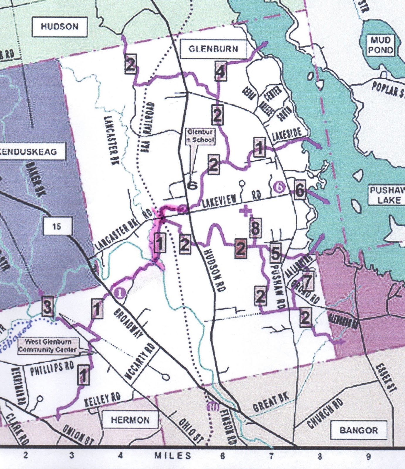 Hiking in Maine with Kelley 1/25/13 Glenburn Trails