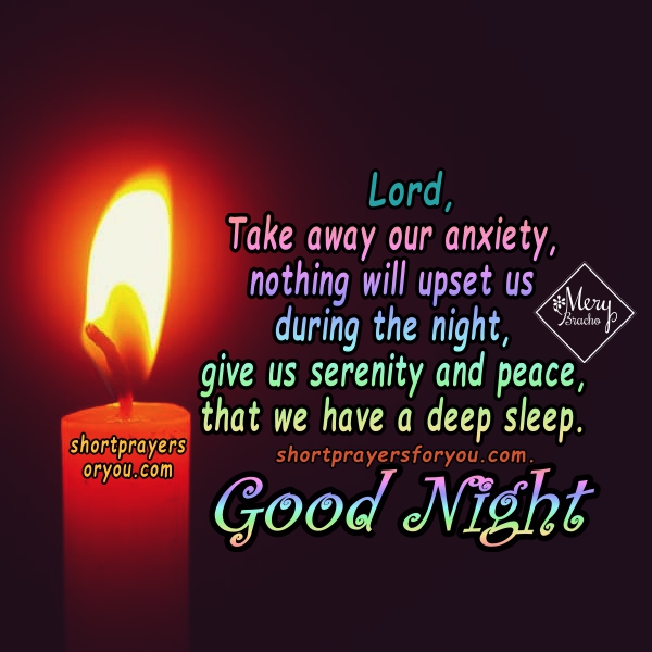 Good Night Rest Prayer