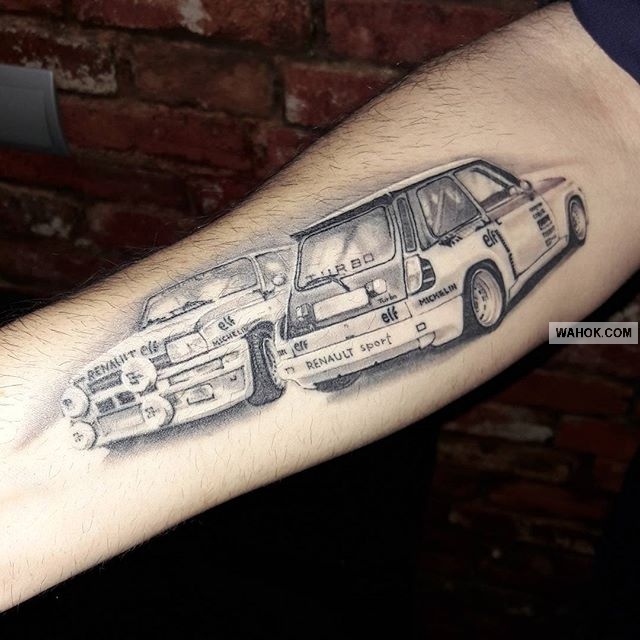 Gambar Tattoo Mobil Klasik Antik Dan Modern Paling Keren