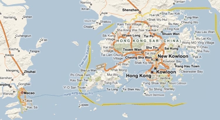 Hongkong Nach Macau
