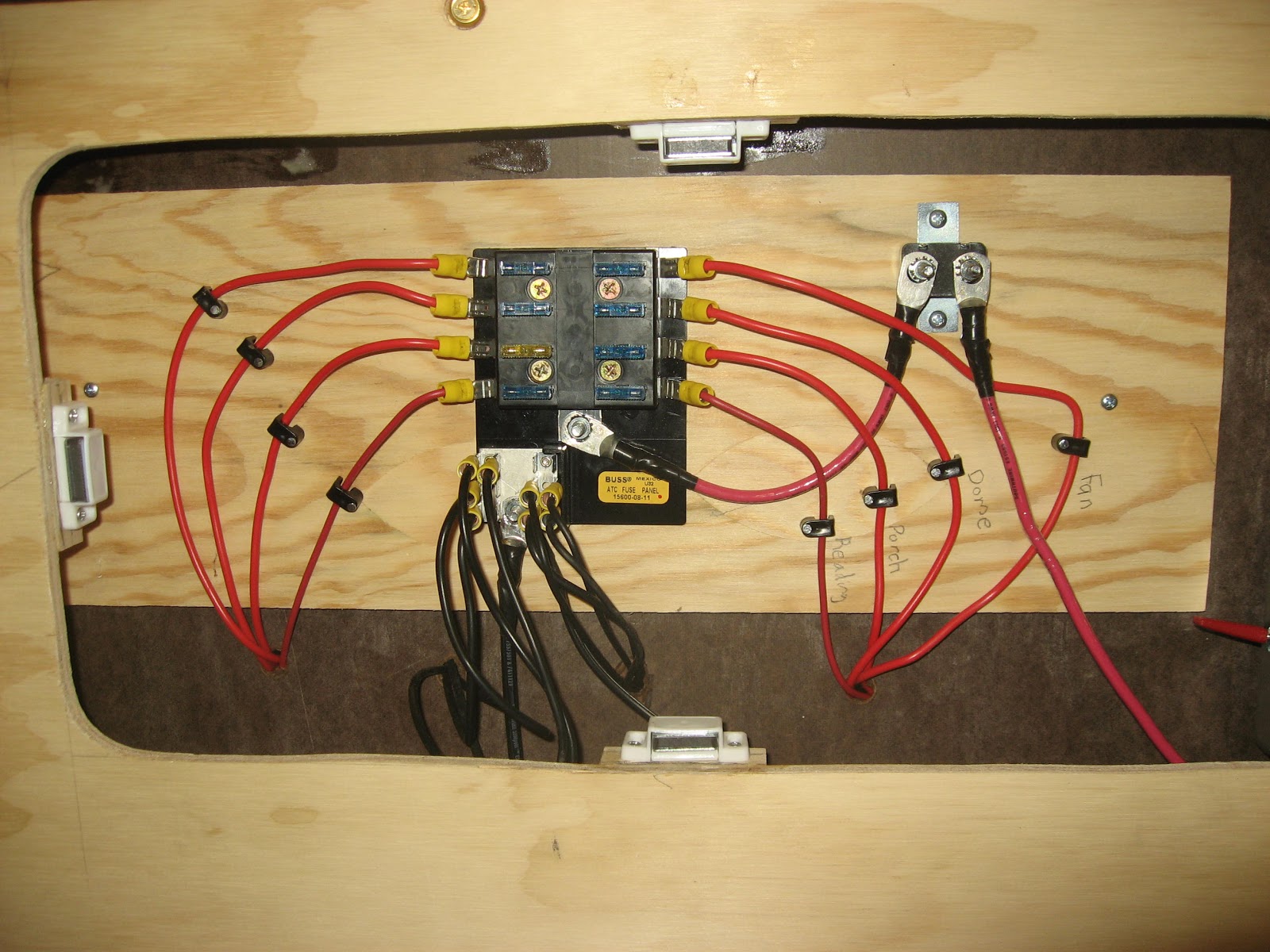 Chuck's Teardrop Build: Wiring is Finished