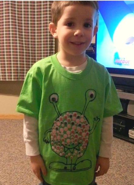 100th day of school googly eye shirt Clearance