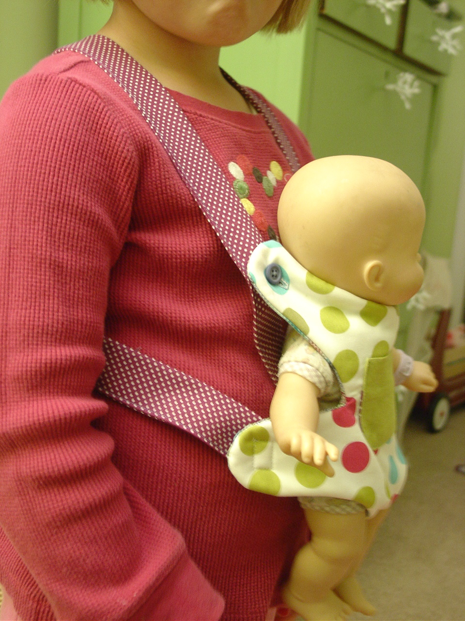 Pink Sequin Designs Little Things to Sew, Baby Carrier