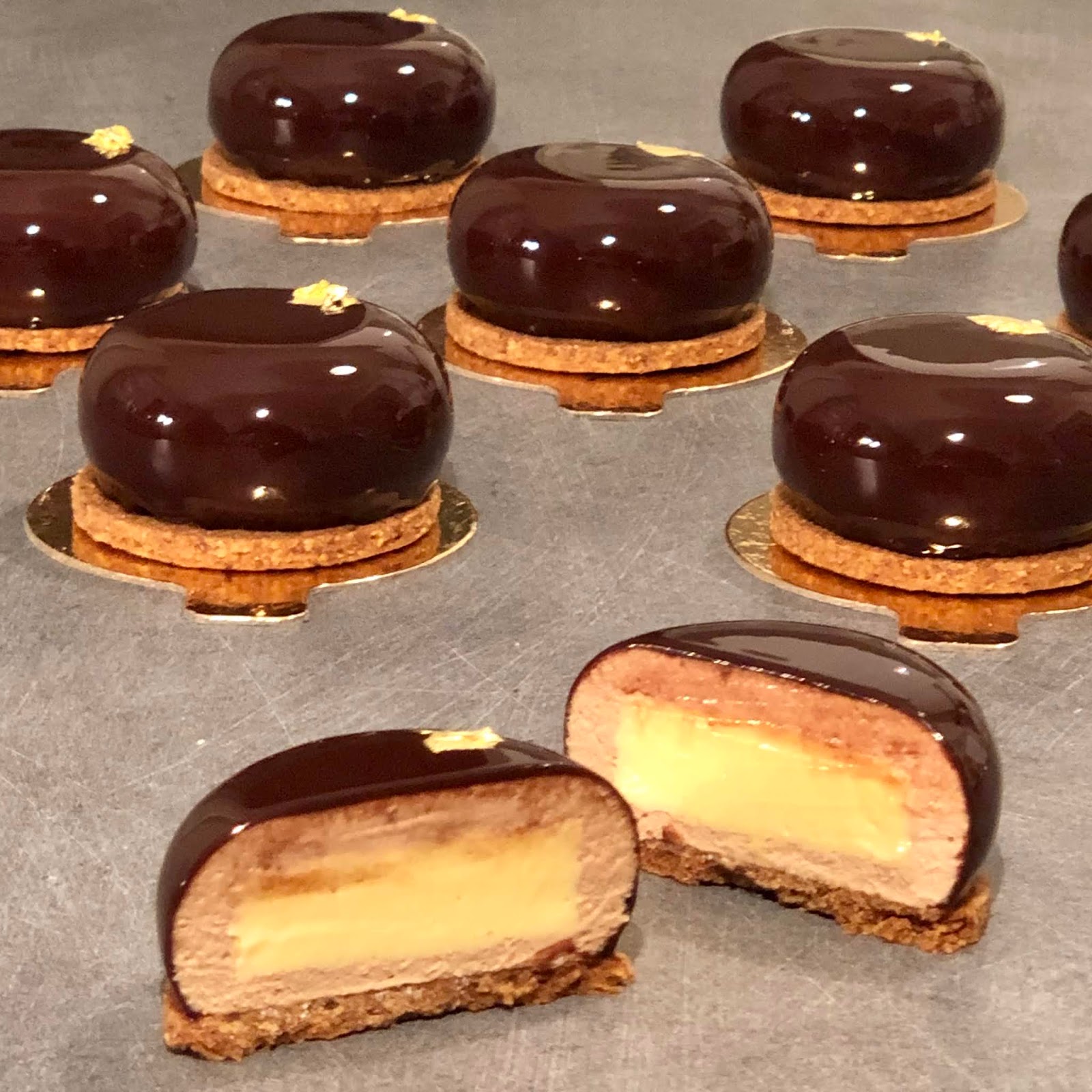 Caramel Beurre Sucre L Entremets Yuzu Noisette Vainqueur De L