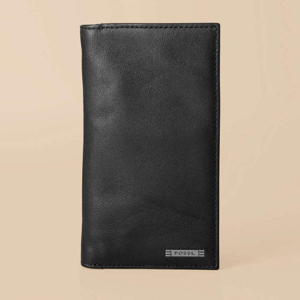 My loss is your gain! Fossil Evans Men's Checkbook Wallet Black