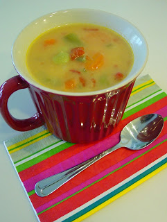 Vegetable Cheese Soup from Soup Spice Everything Nice