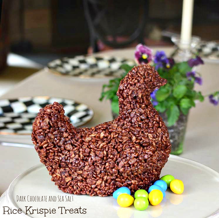 dark chocolate rice krispie treats